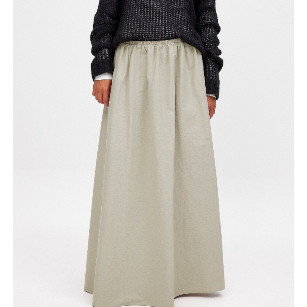 NA-KD Cotton Midi/Maxi Skirt - Picture 3 of 11
